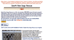 Desktop Screenshot of deathrowdogsrescue.com